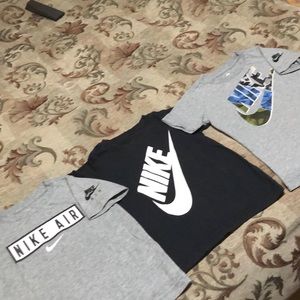 Nike t-shirts (3) 4T boys.